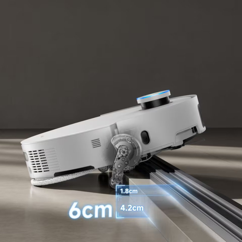 Trösklar på 6 cm ska Dreame X50 Ultra Complete klara av
