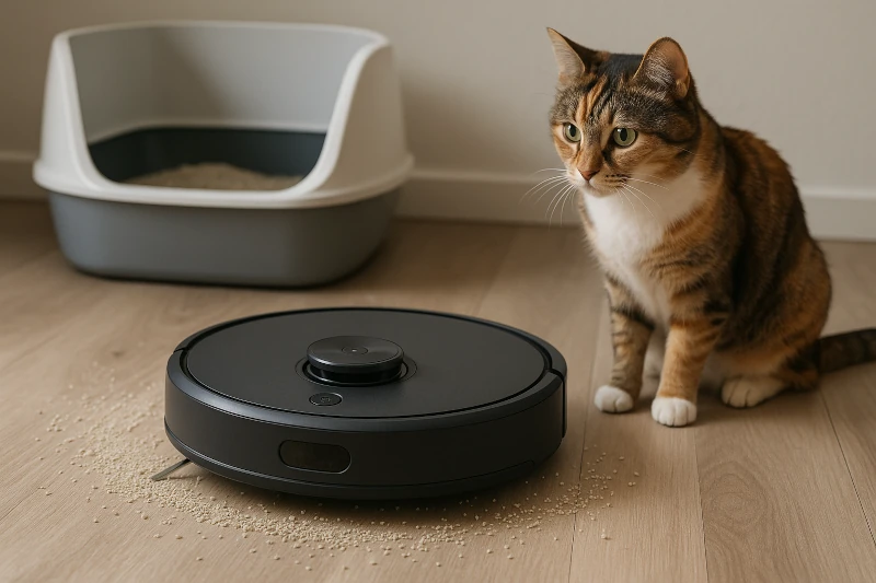 Robotdammsugare Som Klarar Kattsand